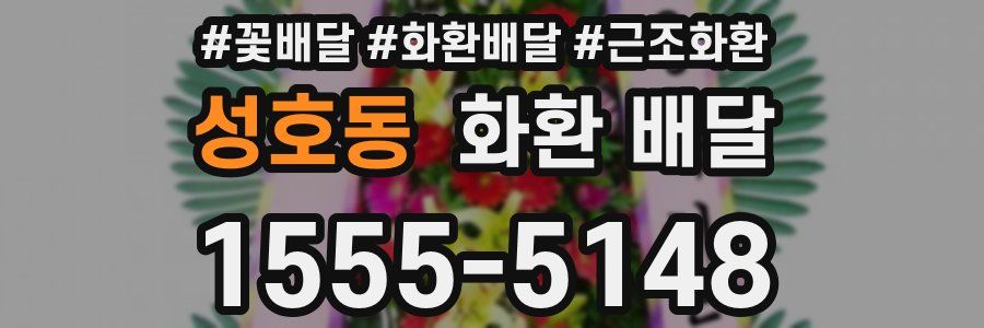 성호동 화환 배달