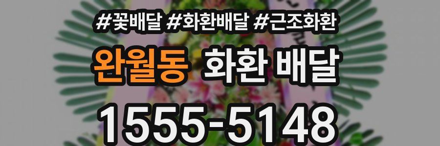 완월동 화환 배달