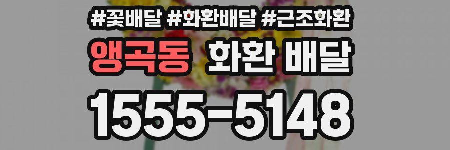 앵곡동 화환 배달