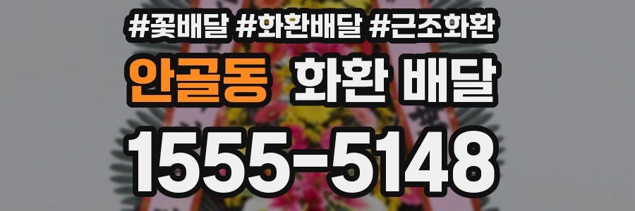 안골동 화환 배달