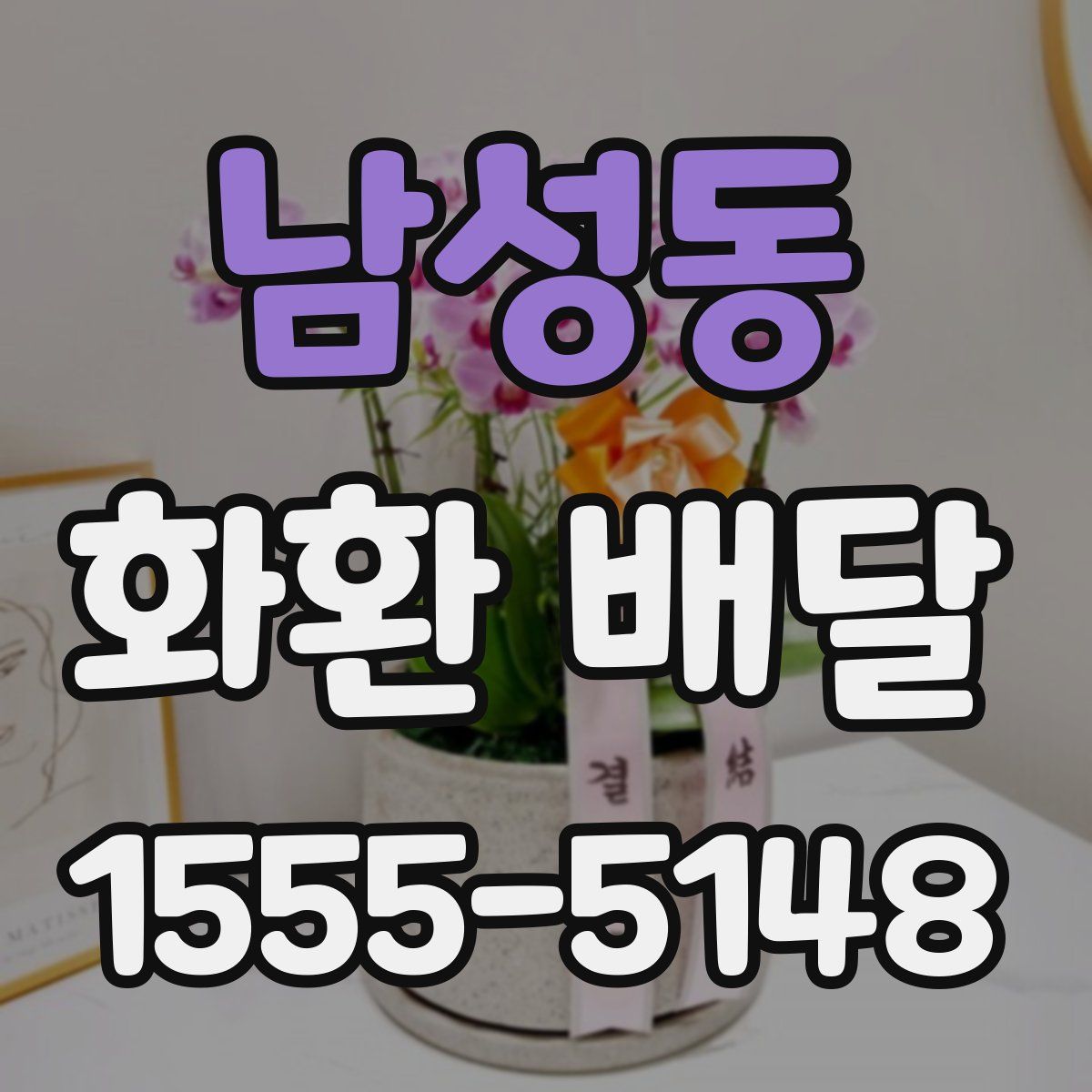 남성동 화환 배달