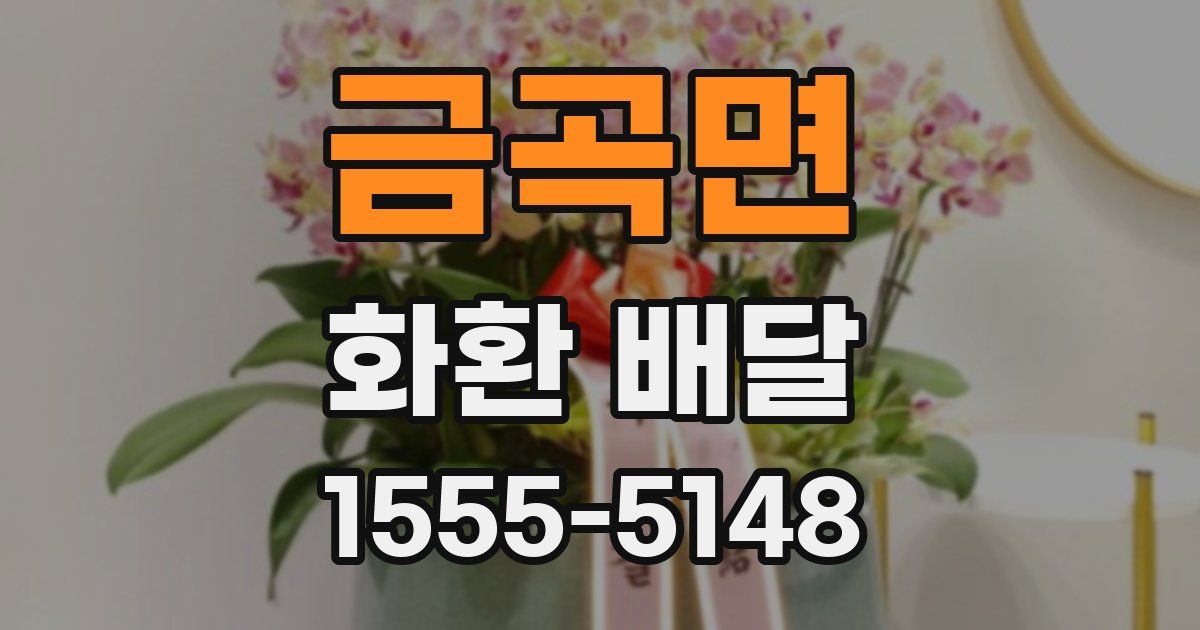 금곡면 화환 배달