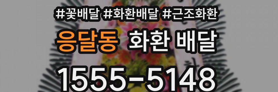 응달동 화환 배달