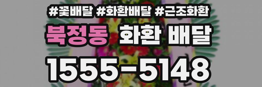 북정동 화환 배달