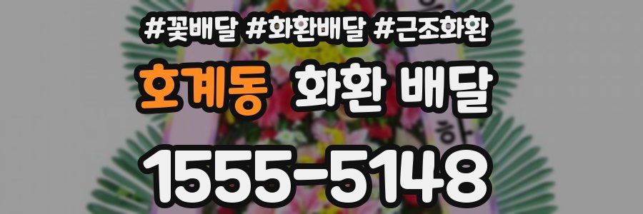 호계동 화환 배달