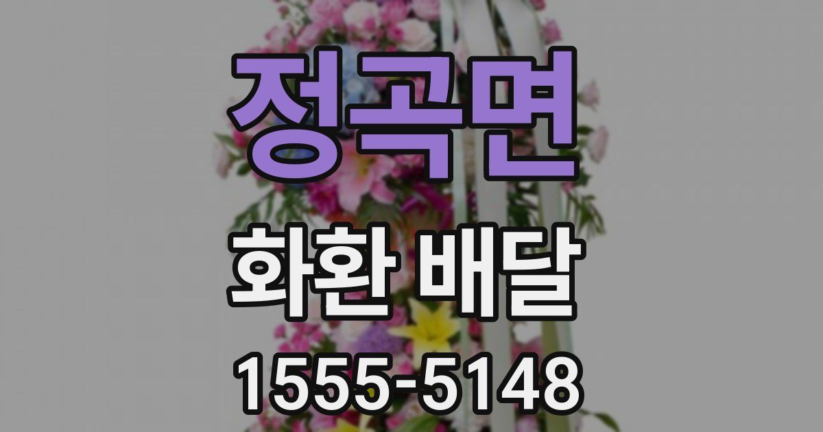 정곡면 화환 배달
