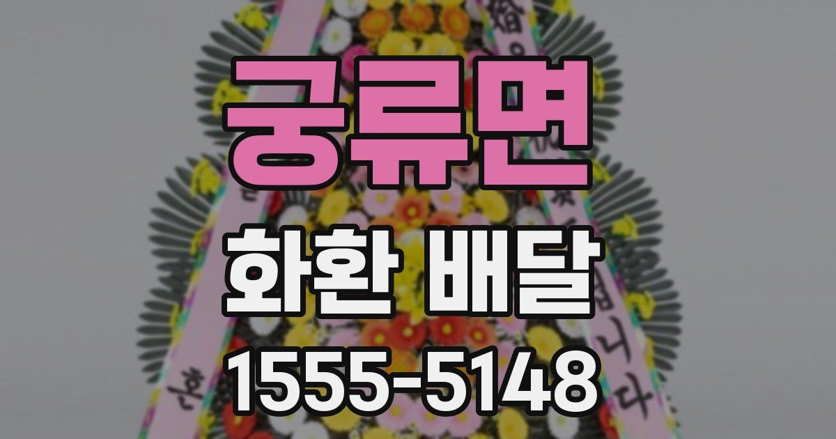 궁류면 화환 배달