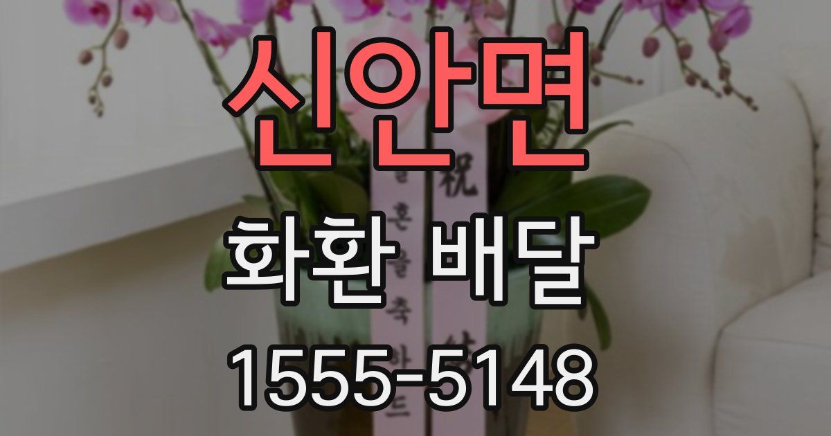 신안면 화환 배달