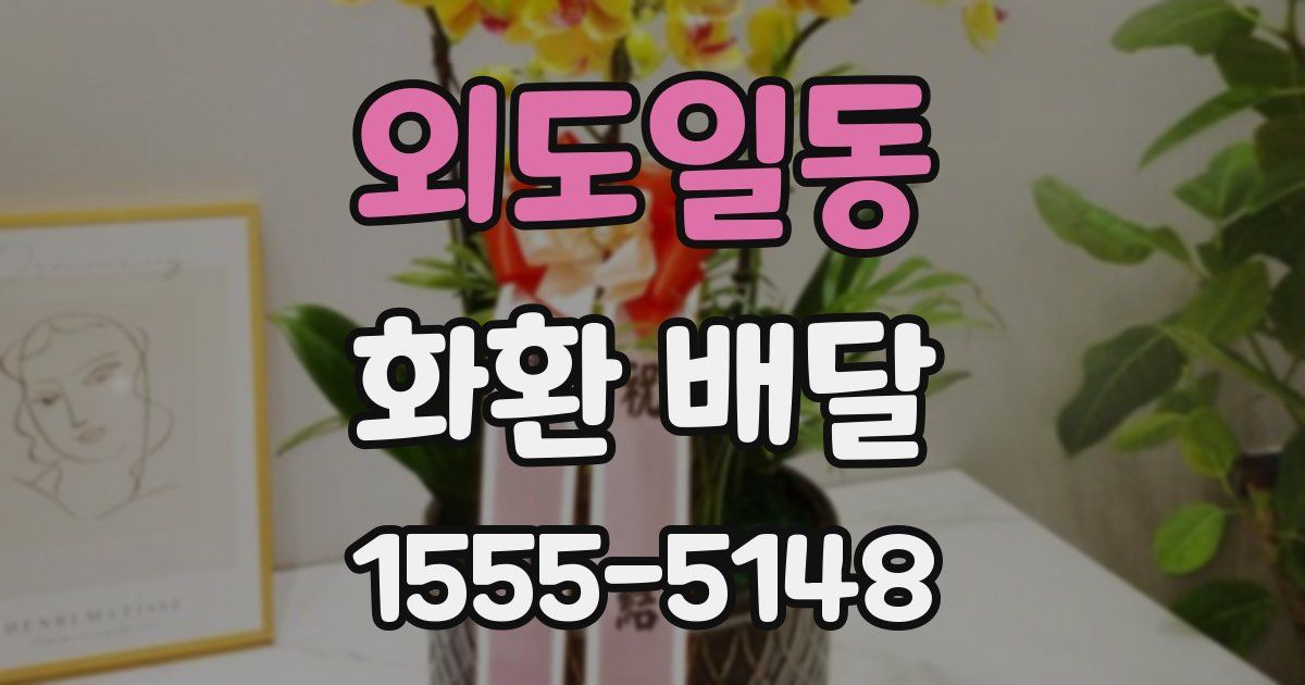 외도일동 화환 배달