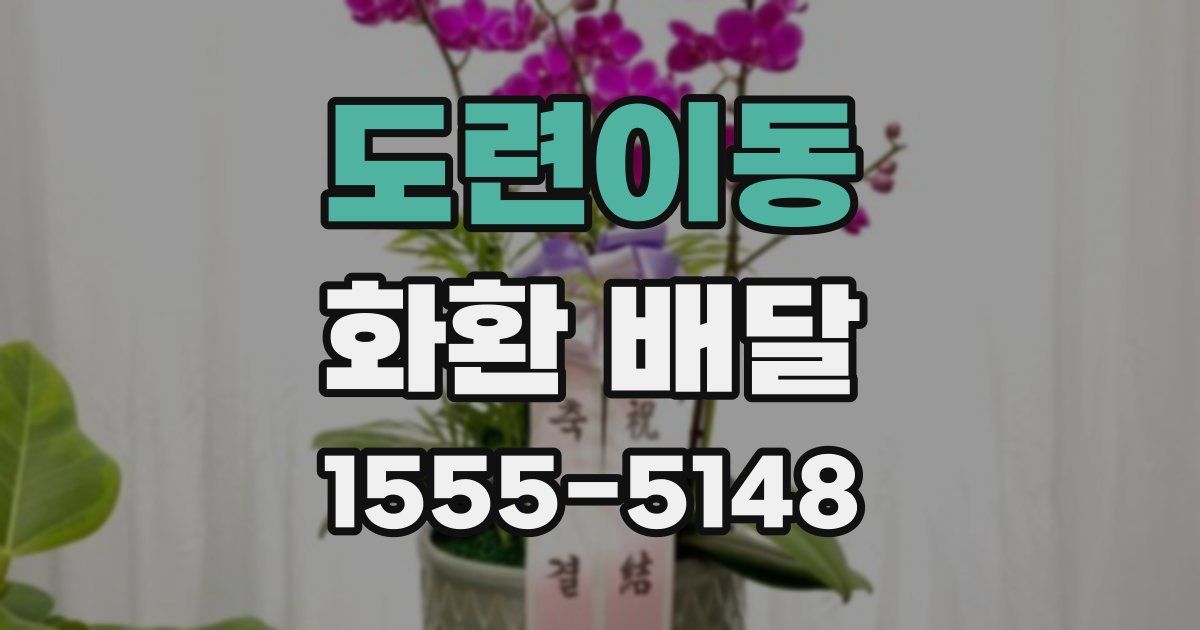 도련이동 화환 배달