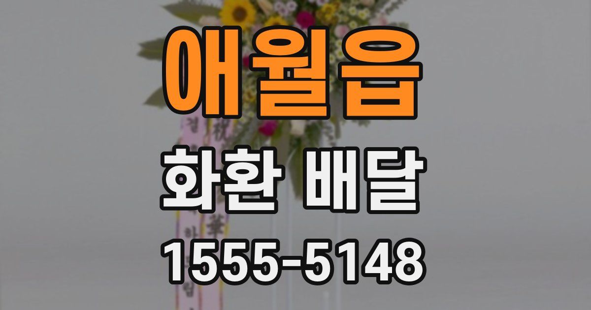 애월읍 화환 배달