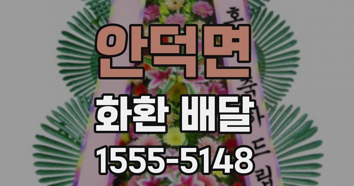 안덕면 화환 배달