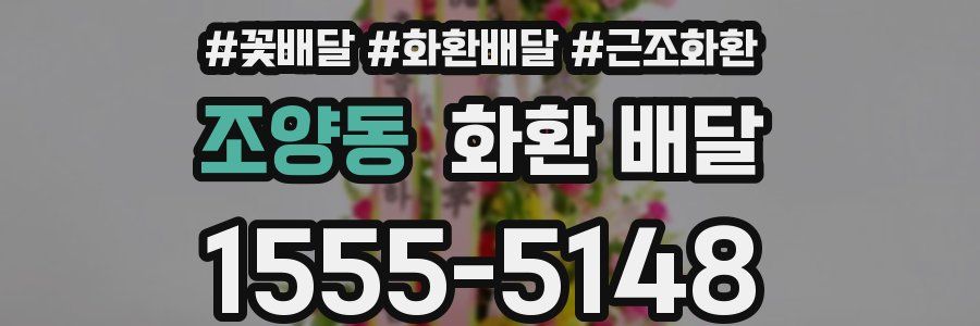 조양동 화환 배달