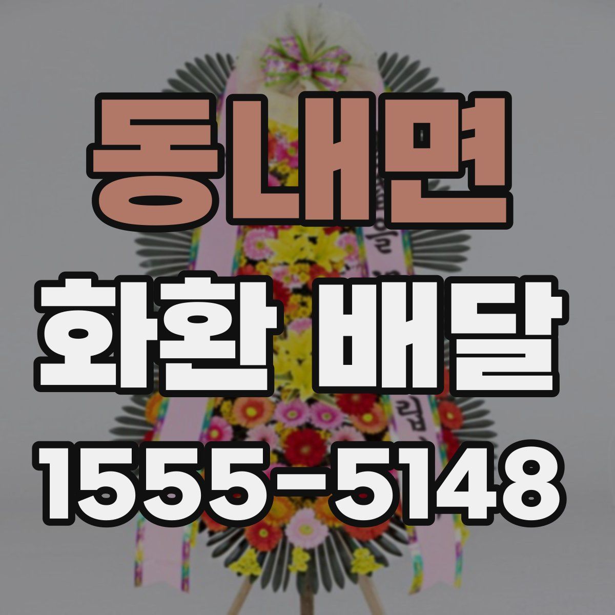 동내면 화환 배달