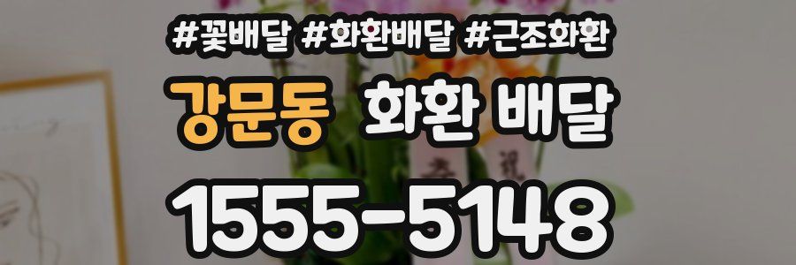 강문동 화환 배달