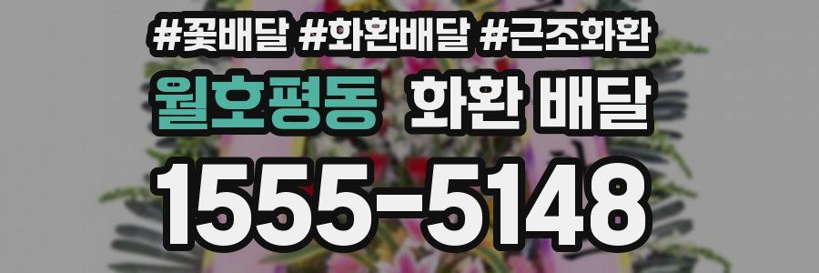 월호평동 화환 배달