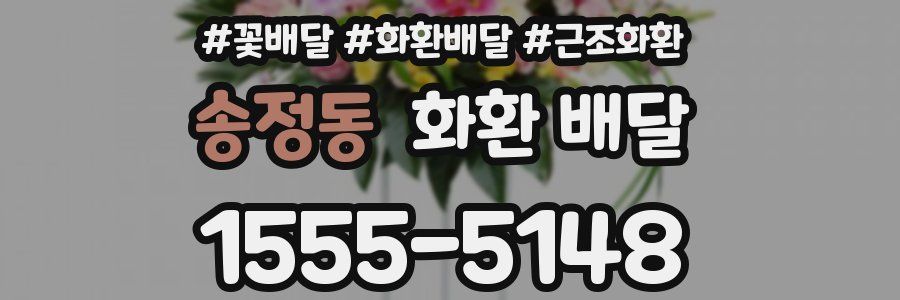 송정동 화환 배달