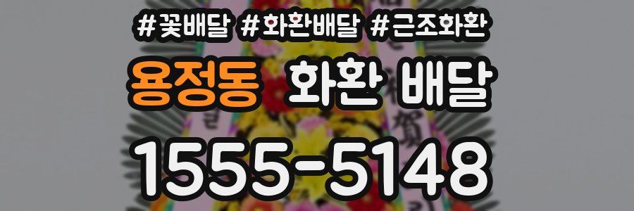 용정동 화환 배달