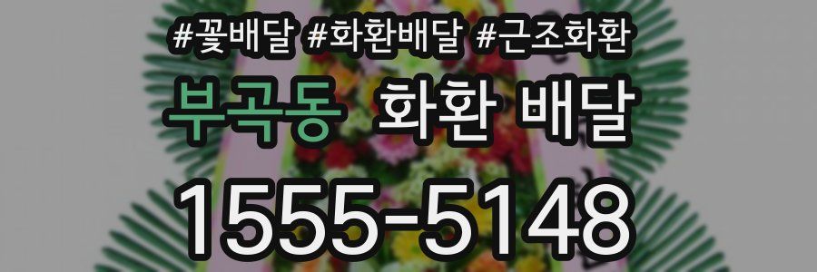 부곡동 화환 배달