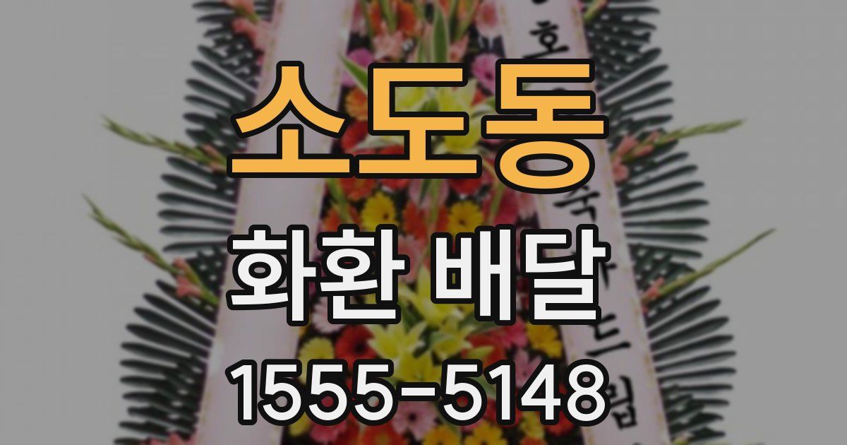 소도동 화환 배달