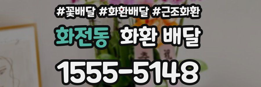 화전동 화환 배달