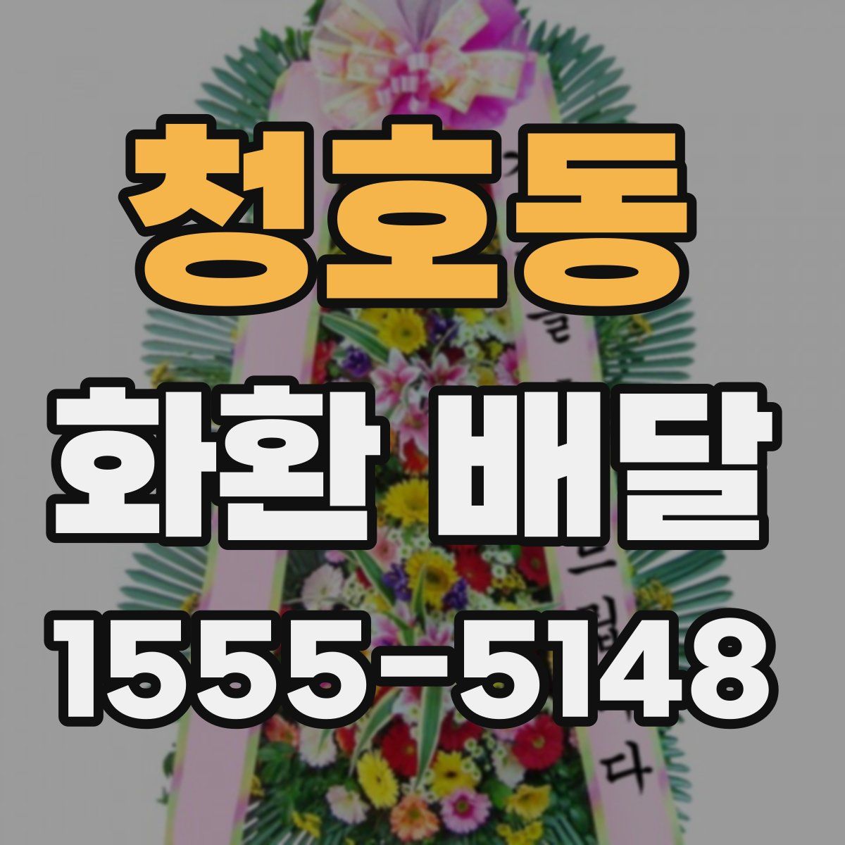 청호동 화환 배달
