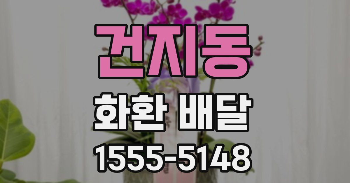 건지동 화환 배달