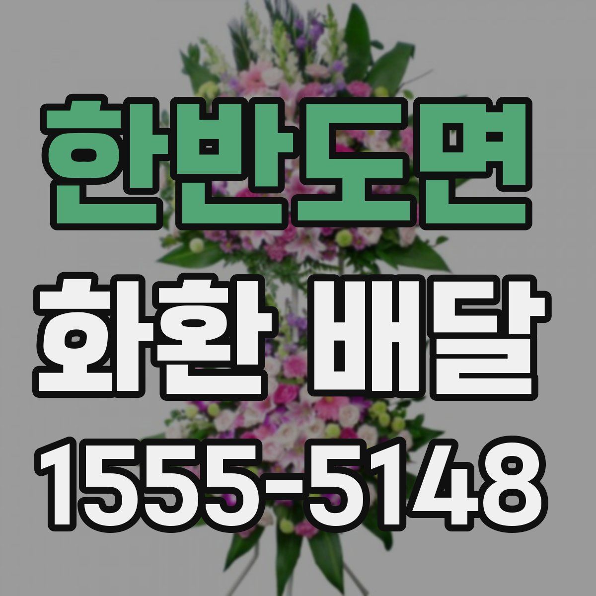 한반도면 화환 배달