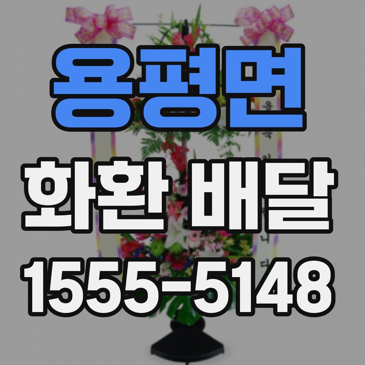 용평면 화환 배달