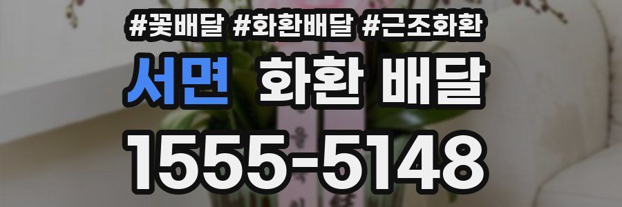 서면 화환 배달