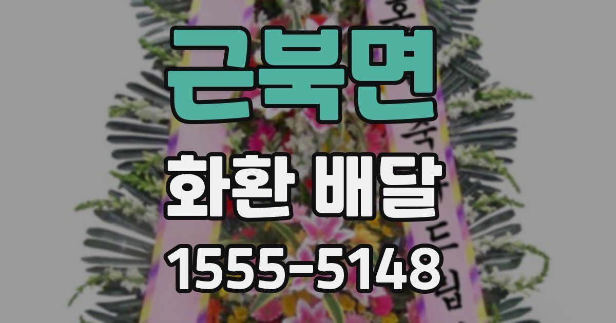 근북면 화환 배달