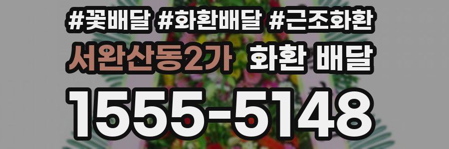 서완산동2가 화환 배달