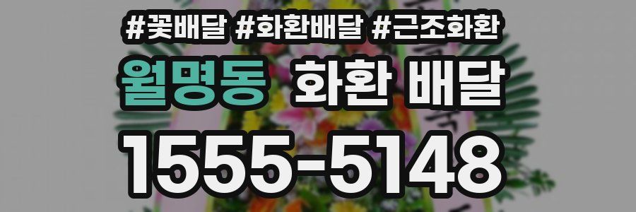 월명동 화환 배달