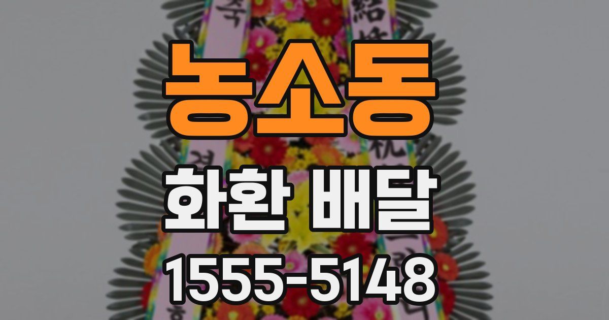 농소동 화환 배달