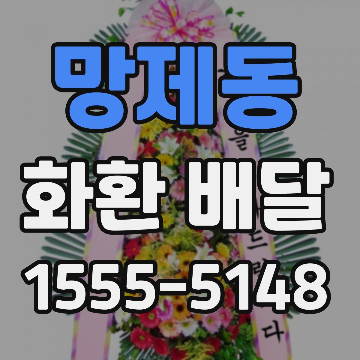망제동 화환 배달