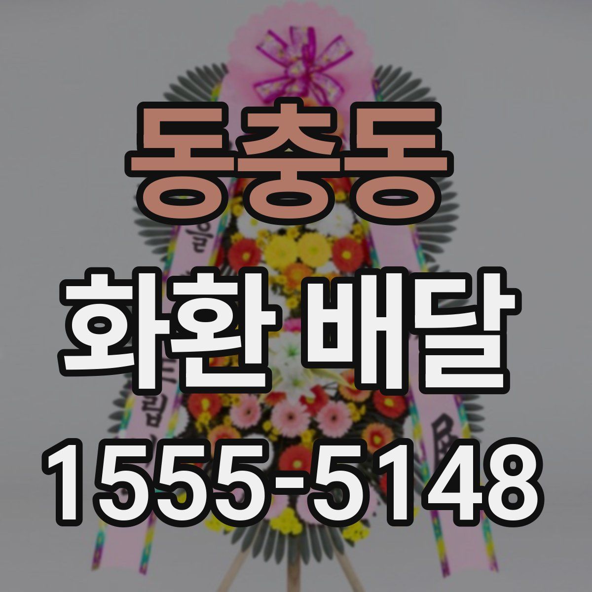 동충동 화환 배달
