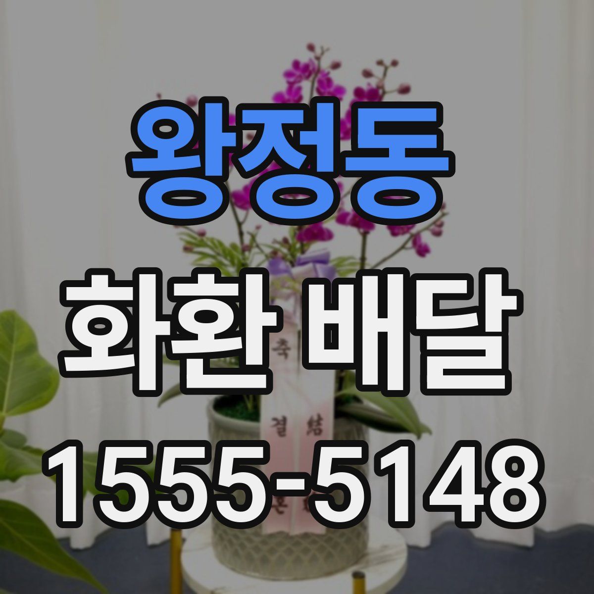 왕정동 화환 배달