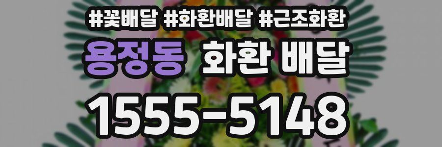용정동 화환 배달