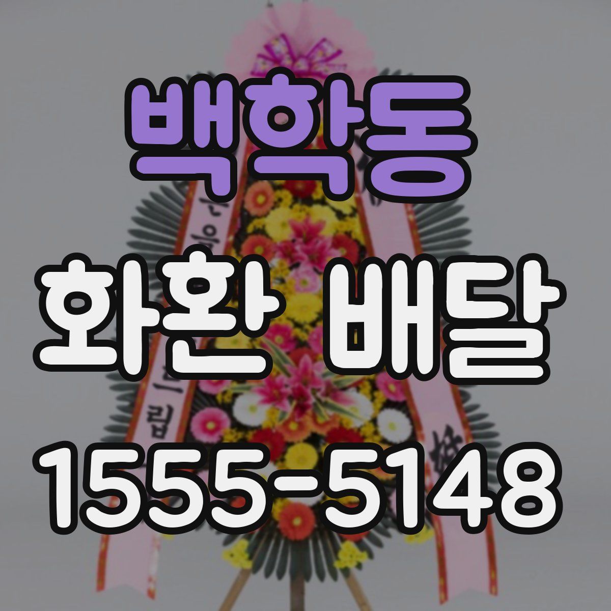 백학동 화환 배달
