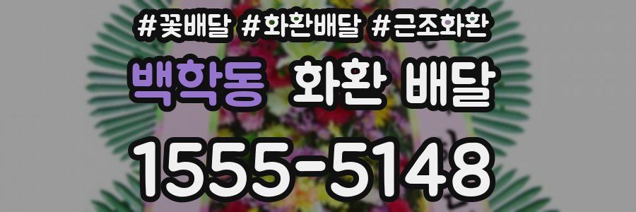 백학동 화환 배달