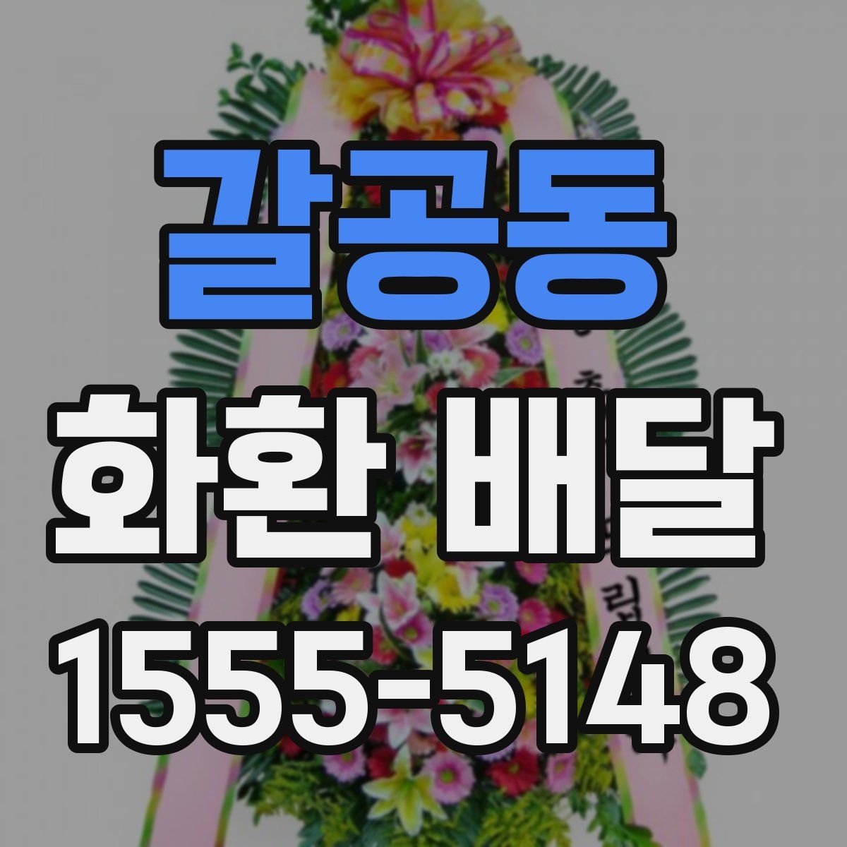 갈공동 화환 배달