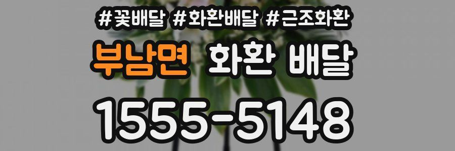부남면 화환 배달