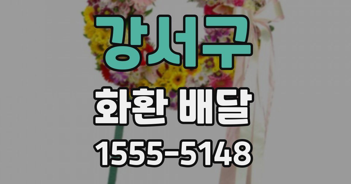강서구 화환 배달