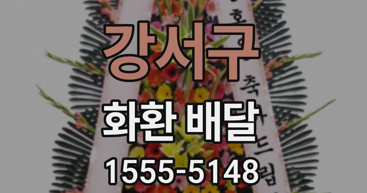 강서구 화환 배달