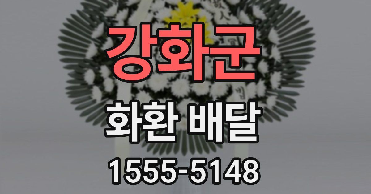 강화군 화환 배달