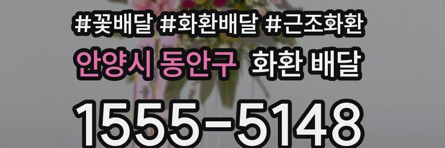 안양시 동안구 화환 배달
