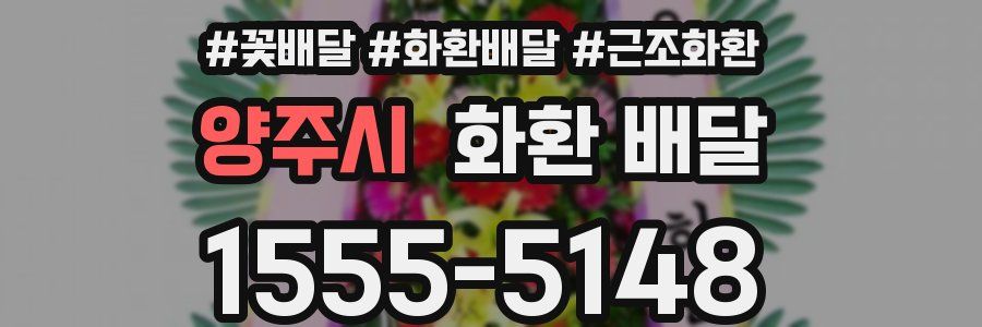 양주시 화환 배달