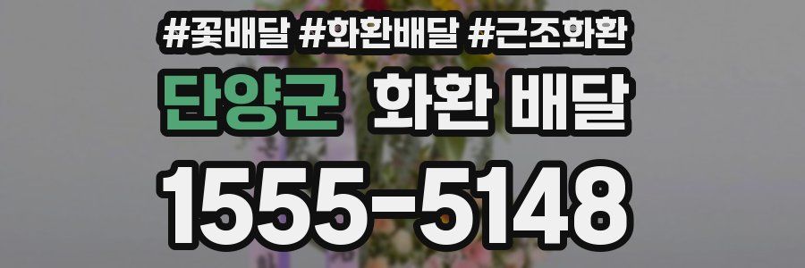 단양군 화환 배달