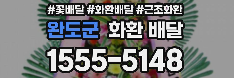 완도군 화환 배달