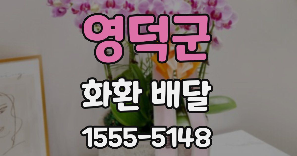 영덕군 화환 배달